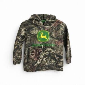John Deere Camo Pullover Hoodie Sweatshirt Boys 2T